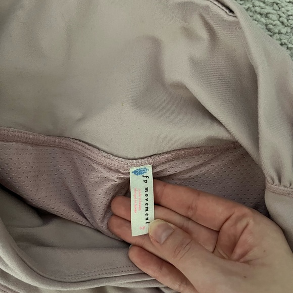 Light Purple Orange Lining High Waisted Shorts - Picture 3 of 4